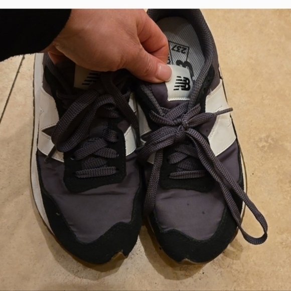 New Balance Black and Gray Sneakers - Picture 3 of 5